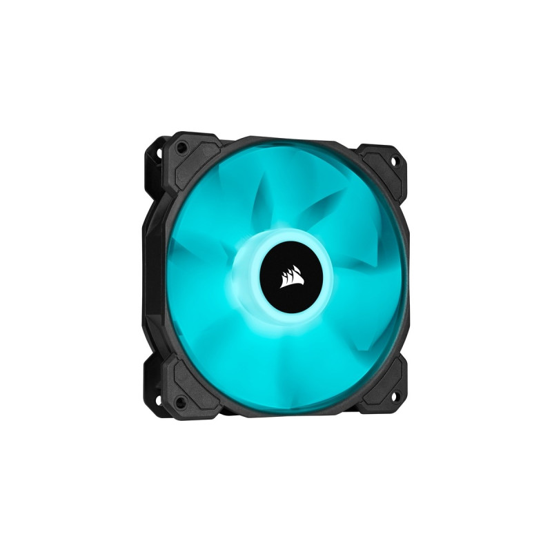 Corsair iCUE SP120 RGB Elite Performance 3er 120x120x25, Gehäuselüfter(schwarz/transparent, 3er Pack, inkl. iCUE Lighting Node CORE)