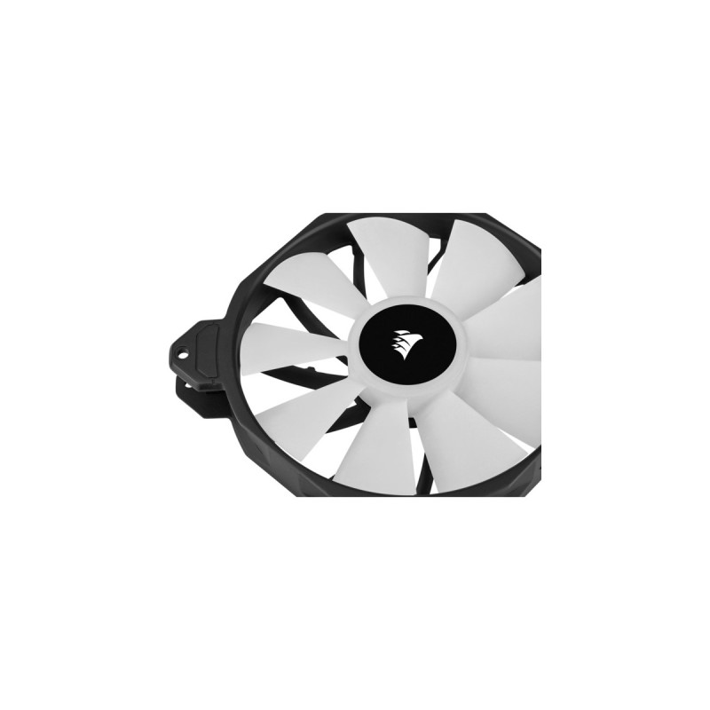 Corsair iCUE SP140 RGB ElitePerformance 140x140x25, Gehäuselüfter(schwarz/transparent, einzelner Lüfter ohne Controller)