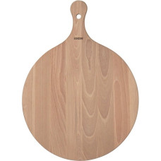 Cozze Pizzaschneidebrett mit Griff, Buche Ø 40cm