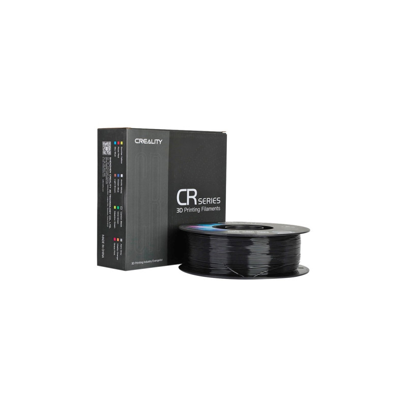Creality CR-PETG Filament Black, 3D-Kartusche(schwarz, 1 kg, 1,75 mm, auf Rolle)
