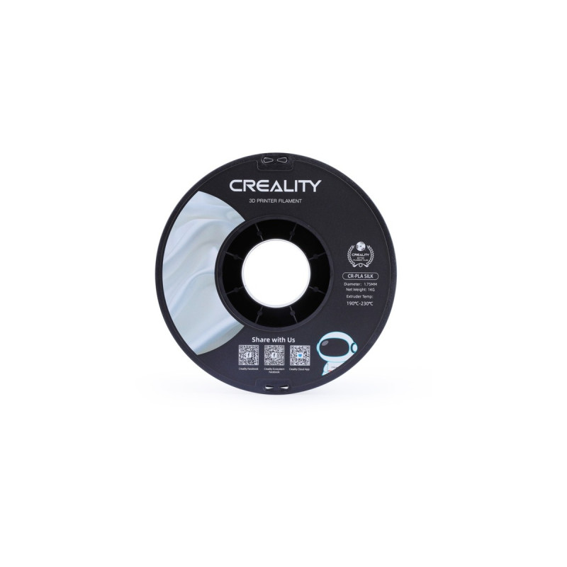 Creality CR-Silk PLA Filament Lila, 3D-Kartusche(1 kg, 1,75 mm, auf Rolle)