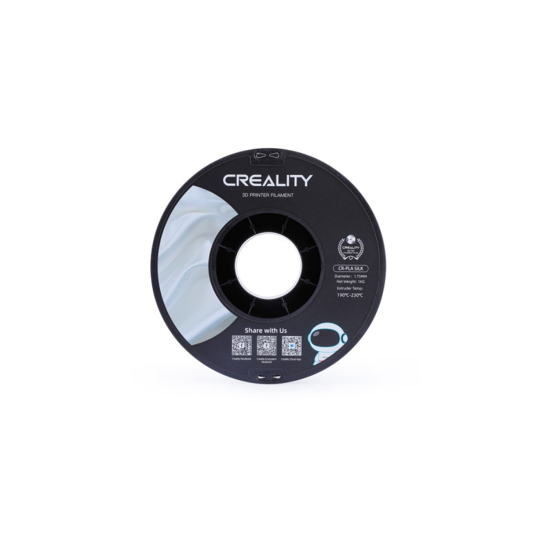 Creality CR-Silk PLA Filament Rainbow, 3D-Kartusche(1 kg, 1,75 mm, auf Rolle)