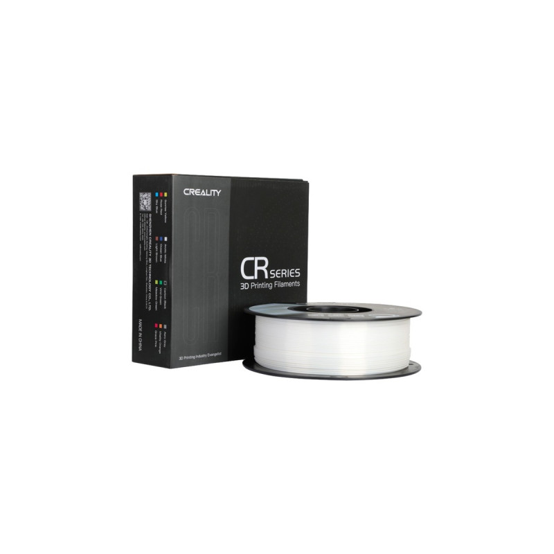 Creality CR-Silk PLA Filament Weiß, 3D-Kartusche(1 kg, 1,75 mm, auf Rolle)
