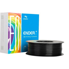 Creality PLA+ Filament Black, 3D-Kartusche(schwarz, 1 kg, 1,75 mm, auf Rolle)