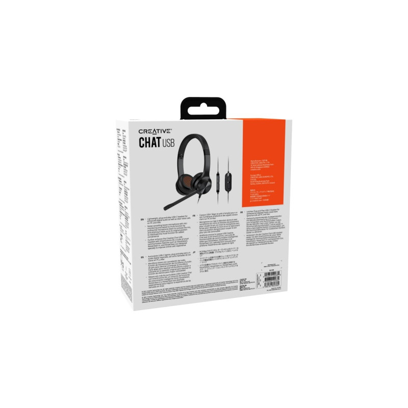 Creative Chat USB, Headset(schwarz)