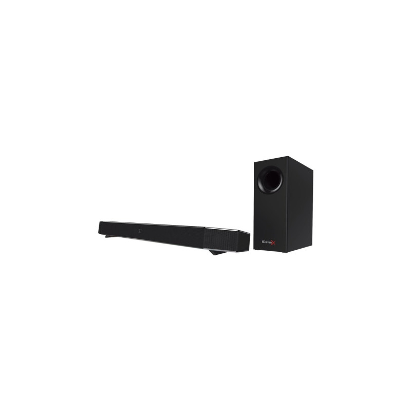 Creative Sound BlasterX Katana, Soundbar(schwarz, Bluetooth, Klinke, Optischer Eingang)