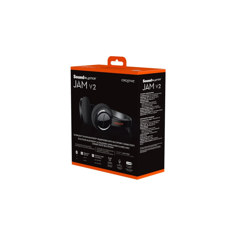 Creative Sound Blaster Jam V2, Kopfhörer(schwarz, Bluetooth, USB-C)