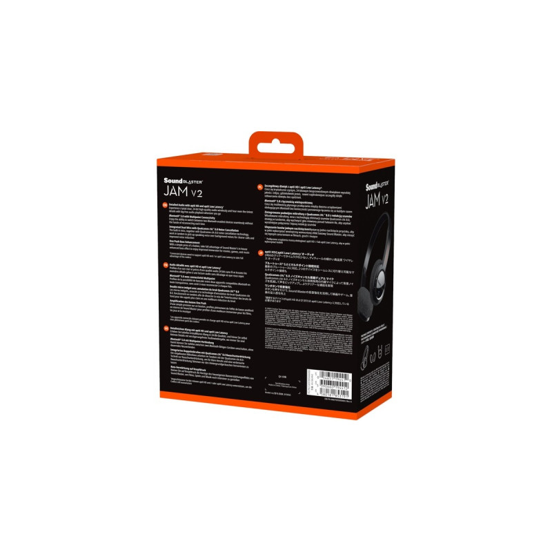 Creative Sound Blaster Jam V2, Kopfhörer(schwarz, Bluetooth, USB-C)