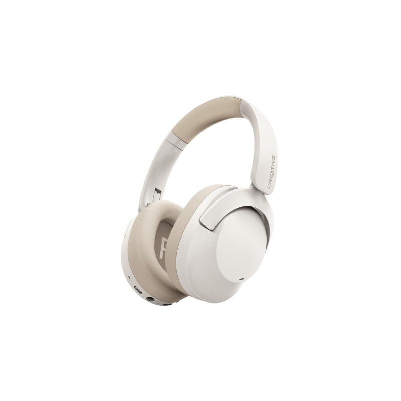 Creative Zen Hybrid 2, Kopfhörer(weiß, Bluetooth, USB-C, ANC)