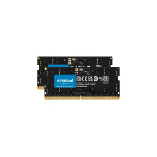 Crucial SO-DIMM 32 GB DDR5-4800 (2x 16 GB) Dual-Kit, Arbeitsspeicher(schwarz, CT2K16G48C40S5)