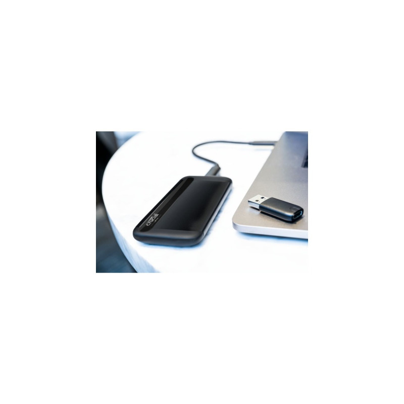 Crucial X8 Portable SSD 2 TB, Externe SSD(schwarz, USB-C 3.2 Gen 2 (10 Gbit/s))