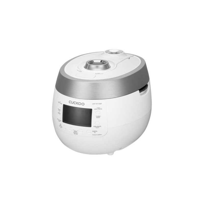 Cuckoo Reiskocher CRP-RT1008F TWIN PRESSURE(weiß/silber, 1.150 Watt, 1,8 Liter)