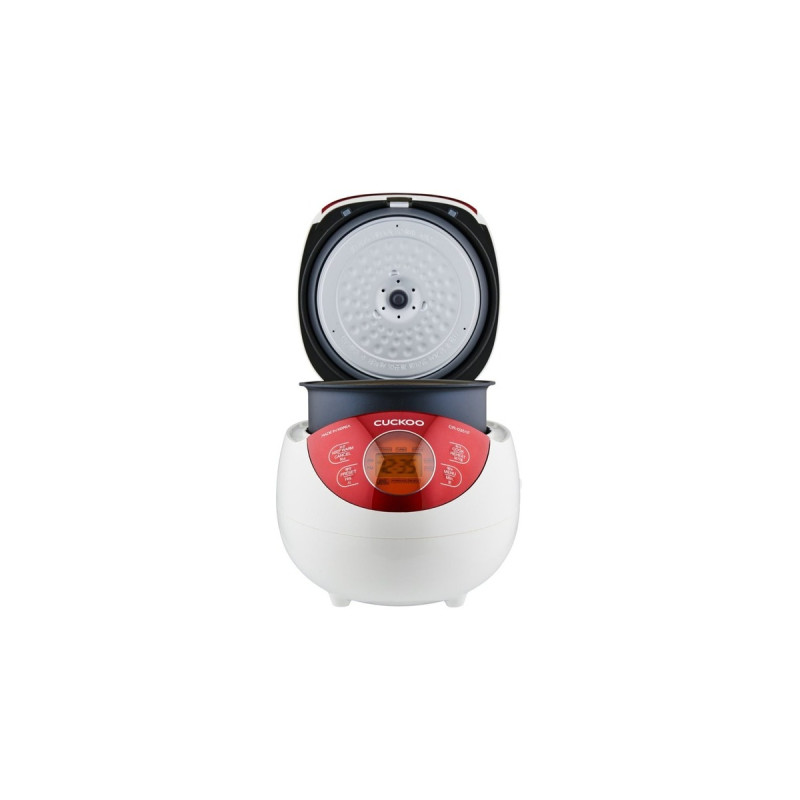 Cuckoo Reiskocher CR-0351F(weiß/rot, 425 Watt, 0,54 Liter)