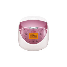 Cuckoo Reiskocher CR-0631F(weiß/rosa, 580 Watt, 1,08 Liter)