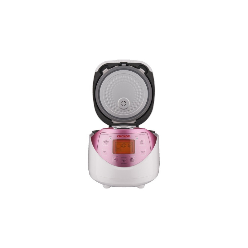 Cuckoo Reiskocher CR-0631F(weiß/rosa, 580 Watt, 1,08 Liter)