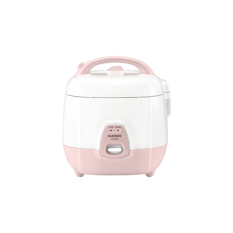 Cuckoo Reiskocher CR-0632(weiß/rosa, 500 Watt, 1,08 Liter)