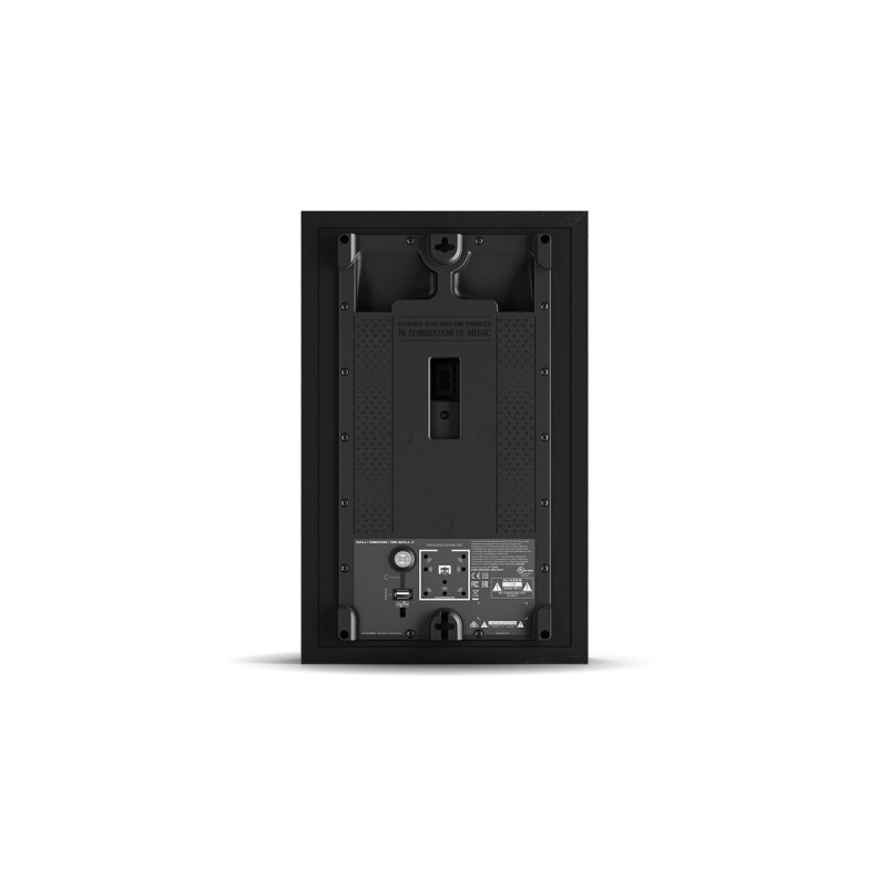 DALI OBERON ON-WALL C, Lautsprecher(schwarz, Einzellautsprecher)