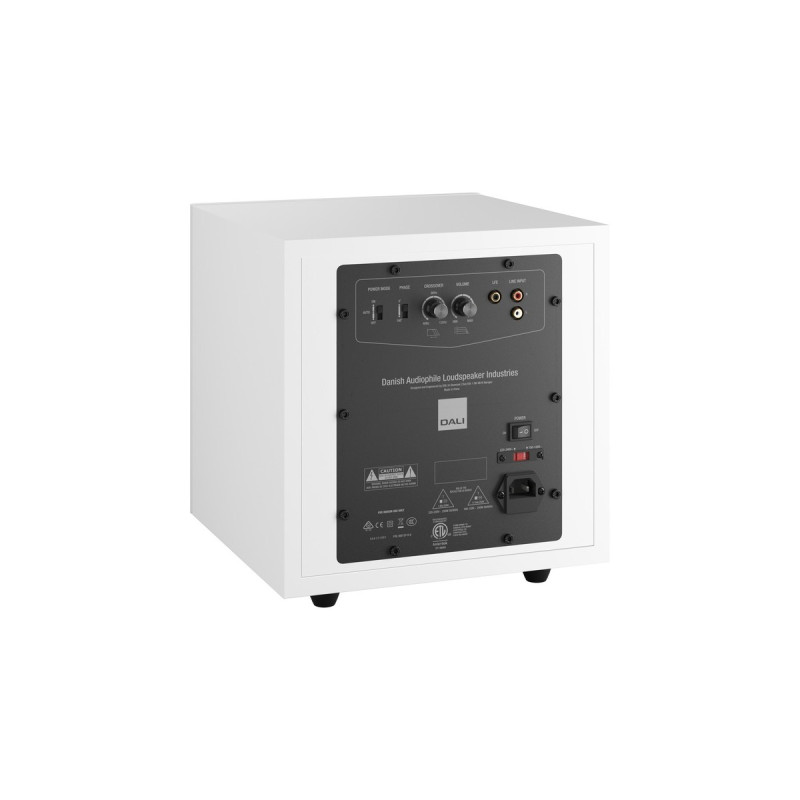 DALI SUB E-9 F, Lautsprecher(weiß, Einzellautsprecher)