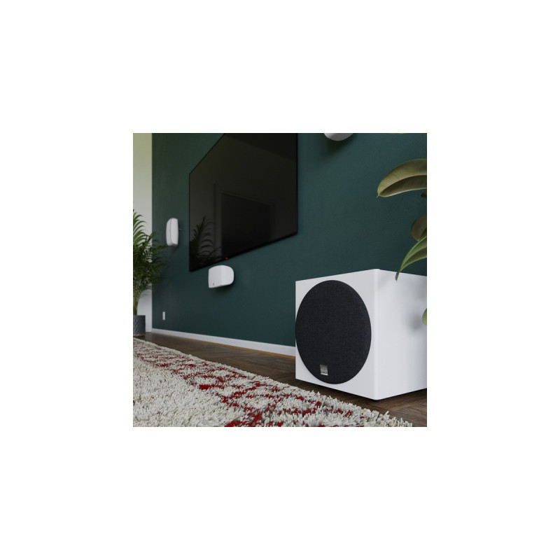 DALI SUB E-9 F, Lautsprecher(weiß, Einzellautsprecher)