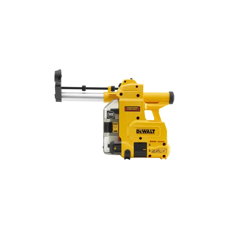 DEWALT Absaugsystem D25304DH, Staubsauger-Aufsatz(gelb, für Bohrhämmer DCH283, DCH323, DCH333, DCH334, D25333, D25334)