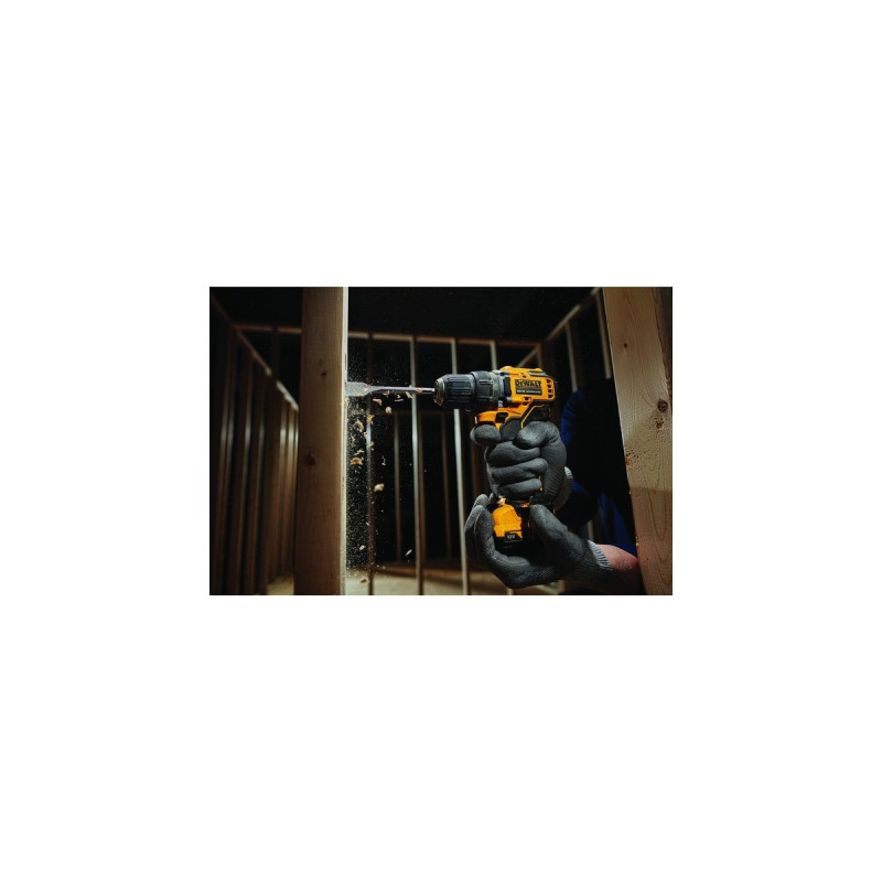 DEWALT Akku-Bohrschrauber DCD701D2, 12Volt(gelb/schwarz, 2x Li-Ion XR Akku 2Ah, in TSTAK Box)