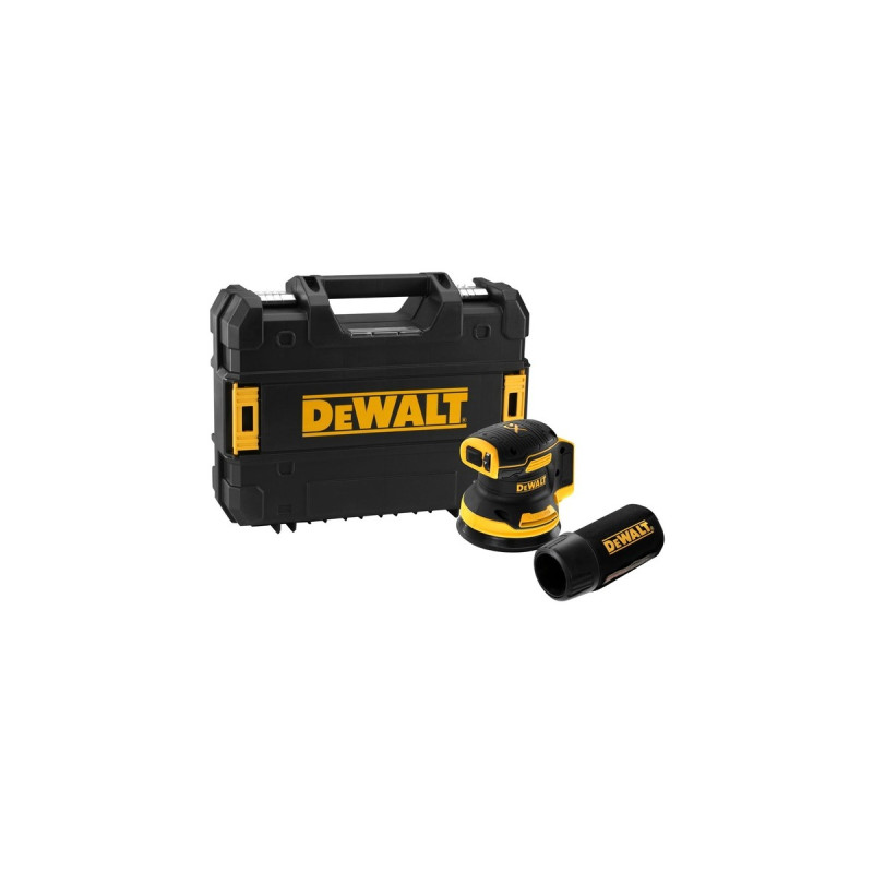 DEWALT Akku-Exzenterschleifer DCW210NT, 18Volt(gelb/schwarz, ohne Akku und Ladegerät, in TSTAK Box II)