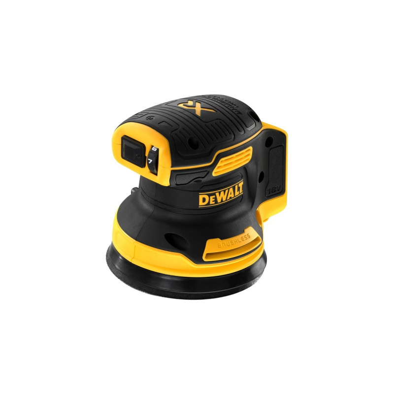 DEWALT Akku-Exzenterschleifer DCW210NT, 18Volt(gelb/schwarz, ohne Akku und Ladegerät, in TSTAK Box II)