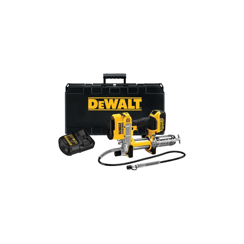 DEWALT Akku-Fettpresse DCGG571NK, 18Volt(gelb/schwarz, ohne Akku und Ladegerät)