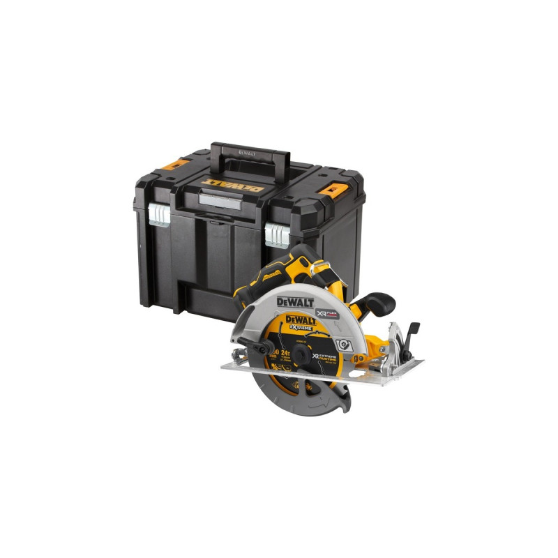 DEWALT Akku-Handkreissäge FLEXVOLT Advantage DCS573NT, 18Volt(gelb/schwarz, ohne Akku und Ladegerät, in TSTAK Box VI)