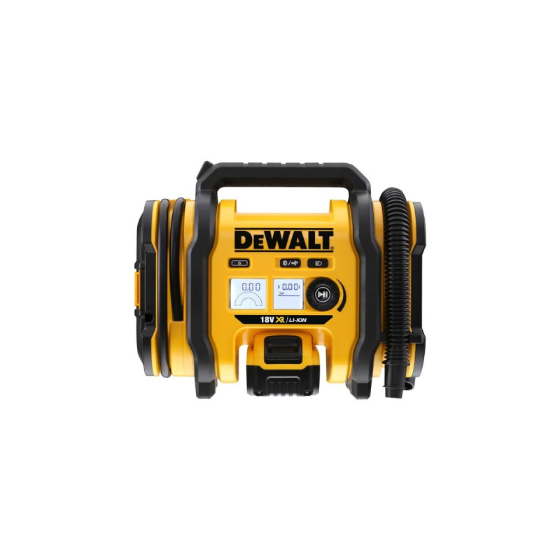 DEWALT Akku-Kompakt-Kompressor DCC018N, Luftpumpe(gelb/schwarz, ohne Akku und Ladegerät, ohne Netzteil)