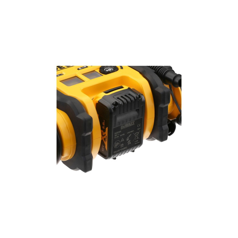 DEWALT Akku-Kompakt-Kompressor DCC018N, Luftpumpe(gelb/schwarz, ohne Akku und Ladegerät, ohne Netzteil)
