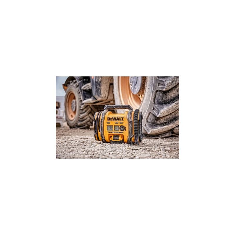 DEWALT Akku-Kompakt-Kompressor DCC018N, Luftpumpe(gelb/schwarz, ohne Akku und Ladegerät, ohne Netzteil)