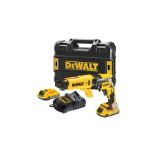 DEWALT Akku-Magazin-Trockenbauschrauber Set DCF620D2K, 18Volt, Magazinschrauber(gelb/schwarz, 2x Li-Ion XR Akku 2,0Ah, T STAK Box II)