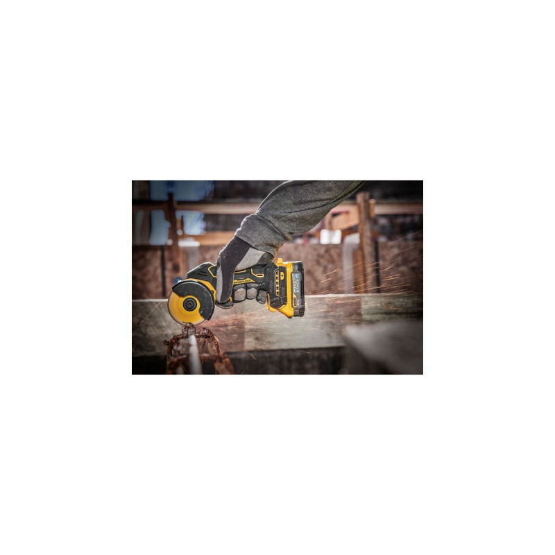 DEWALT Akku-Multimaterialschneider DCS438N, 76mm, 18Volt, Trennmaschine(gelb/schwarz, ohne Akku und Ladegerät)