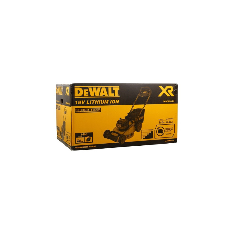 DEWALT Akku-Rasenmäher DCMW564N, 36Volt (2x18V)(gelb/schwarz, ohne Akku und Ladegerät)