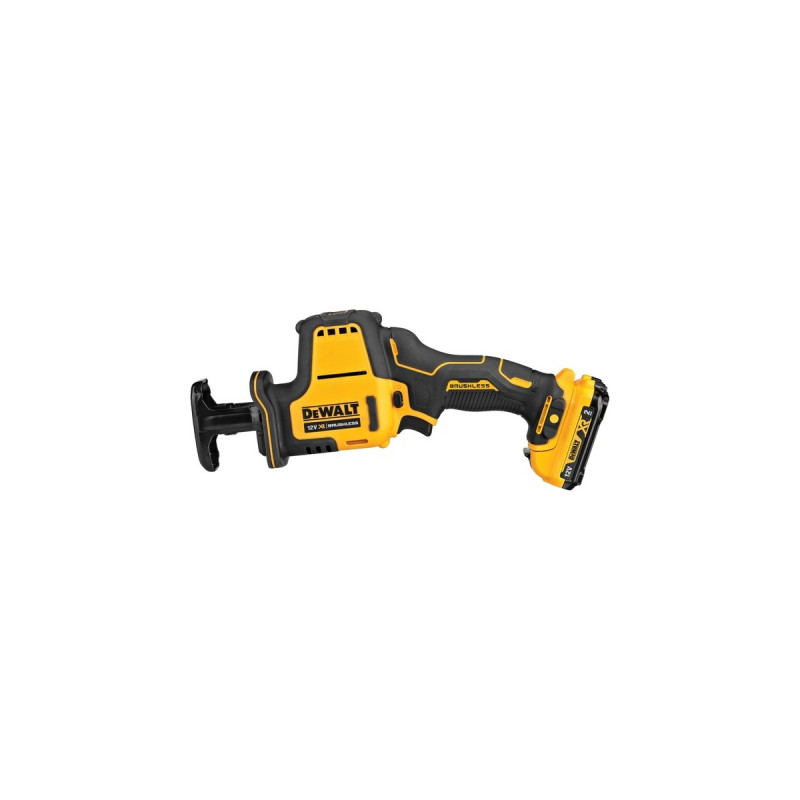 DEWALT Akku-Säbelsäge DCS312D2, 12Volt(gelb/schwarz, 2x Li-Ionen XR Akku 2,0Ah, in TSTAK Box II)