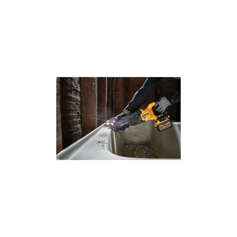 DEWALT Akku-Säbelsäge FLEXVOLT Advantage DCS386NT, 18Volt(gelb/schwarz, ohne Akku und Ladegerät, in TSTAK Box VI)