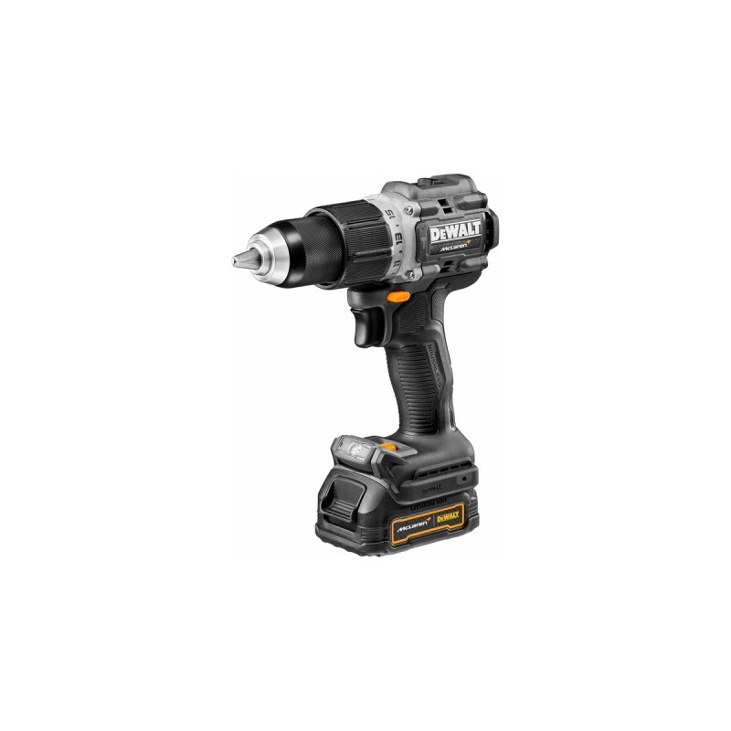 DEWALT Akku-Schlagbohrschrauber DCD85ME2GT, 18Volt, im McLaren Design(grau/schwarz, 2x POWERSTACK Li-Ion-Akku 1,7 Ah, in T STAK Box)