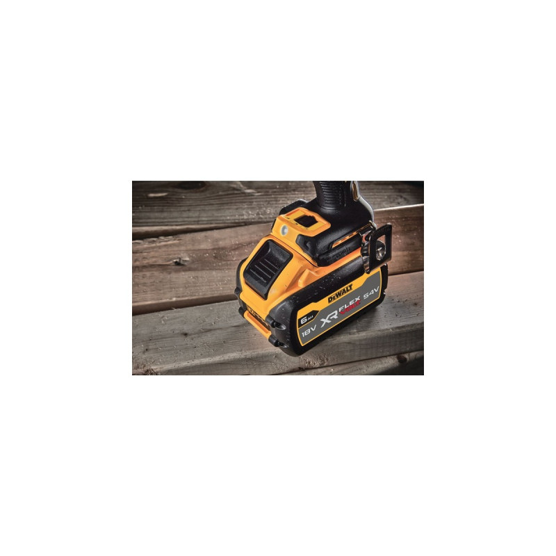 DEWALT Akku-Schlagbohrschrauber FLEXVOLT Advantage DCD999NT, 18Volt(gelb/schwarz, ohne Akku und Ladegerät, in TSTAK Box)