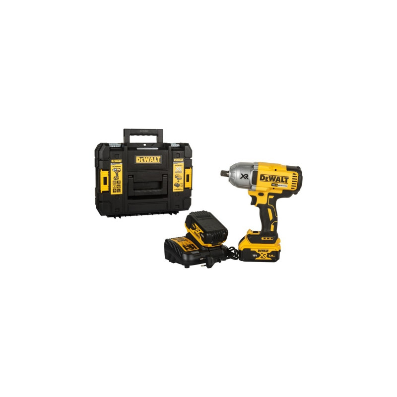 DEWALT Akku-Schlagschrauber DCF899P2, 18Volt LI(gelb/schwarz, 2x Li-Ionen Akku 5,0Ah, in T STAK-Box II)