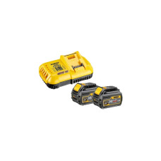DEWALT Akku Starterkit DCB118T2, Ladegerät(inkl. 2x 54 Volt Flexvolt-Akkus)