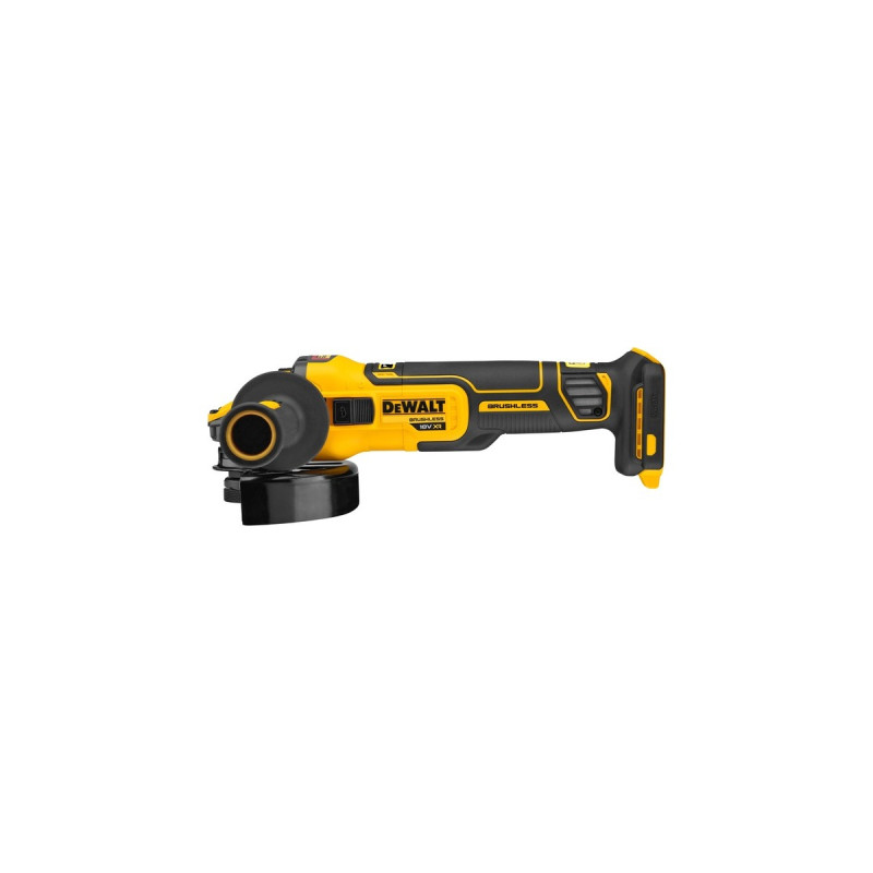 DEWALT Akku-Winkelschleifer FLEXVOLT Advantage DCG409NT, 18Volt(gelb/schwarz, ohne Akku und Ladegerät, in TSTAK Box)