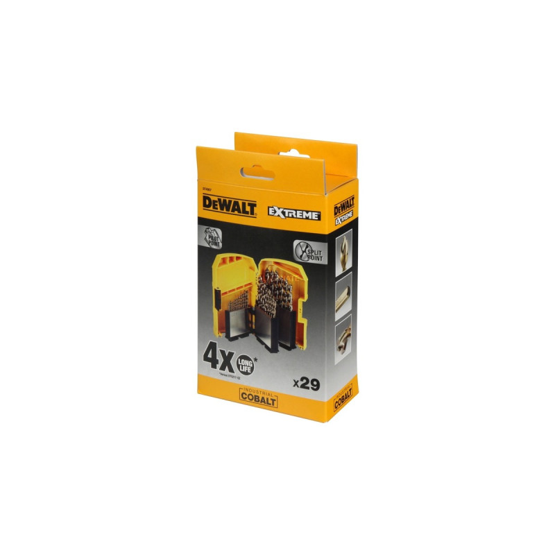 DEWALT HSS-CO Metallbohrer-Satz DT4957, 29-teilig(gold)