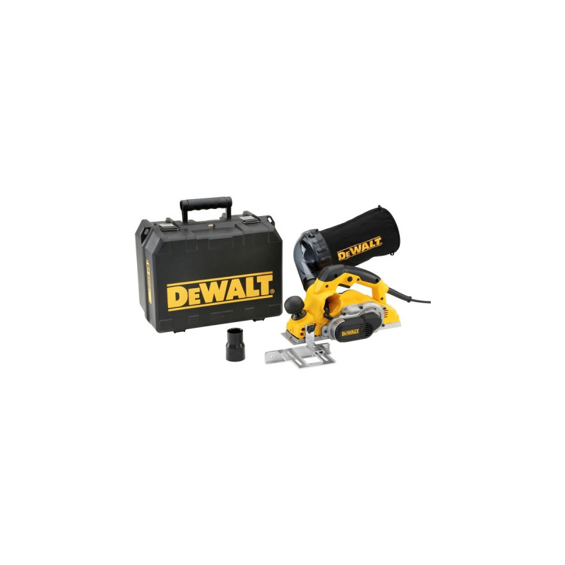 DEWALT Hobel D26500K, Elektrohobel(gelb/schwarz, Transportkoffer, 1050 Watt)