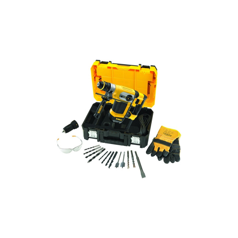 DEWALT Kombihammer D25417KT, Bohrhammer(gelb/schwarz, T-STAK Box, 1.000 Watt, inkl. Zubehör)