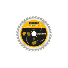 DEWALT Kreissägeblatt XR EXTREME RUNTIME DT99566, Ø 210mm, 36Z(Bohrung 30mm, für Akku-Tischsägen)