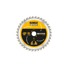DEWALT Kreissägeblatt XR EXTREME RUNTIME DT99572, Ø 250mm, 36Z(Bohrung 30mm, für Akku-Paneelsägen)