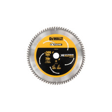 DEWALT Kreissägeblatt XR EXTREME RUNTIME DT99576, Ø 305mm, 78Z(Bohrung 30mm, für Akku-Paneelsägen)