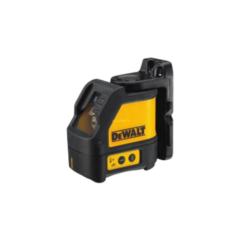 DEWALT Kreuzlinienlaser DW088K(schwarz/gelb, Transportkoffer, Wandhalterung)