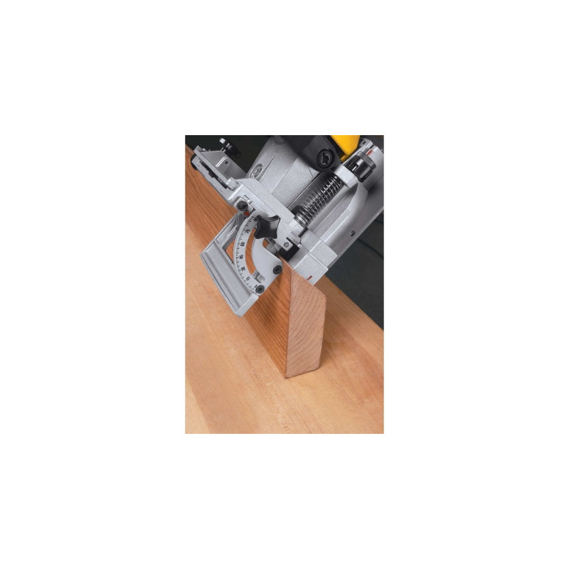 DEWALT Lamellendübel-Fräse DW682K, Nutfräse(gelb/schwarz, 600 Watt, Koffer)